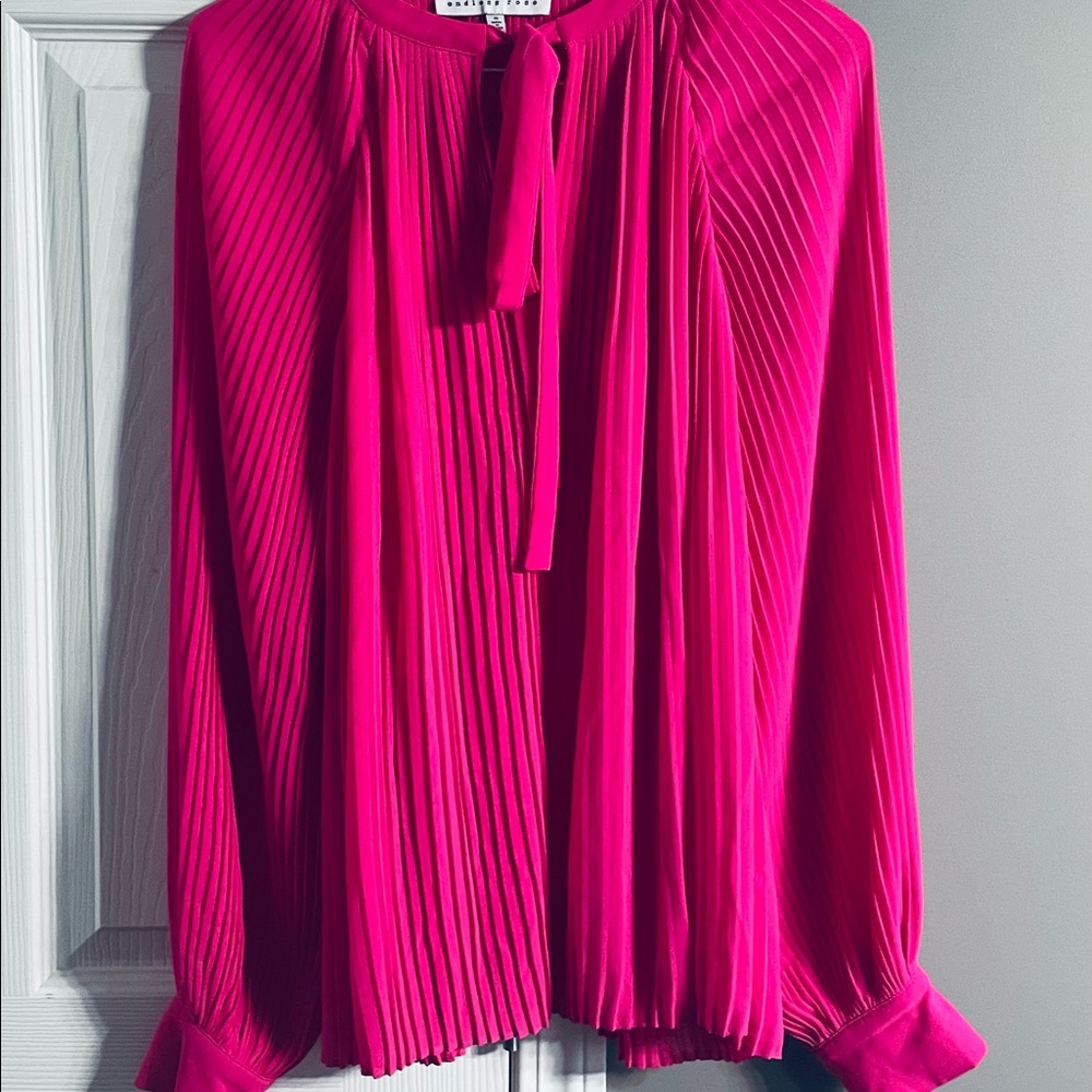 Pleated dress top